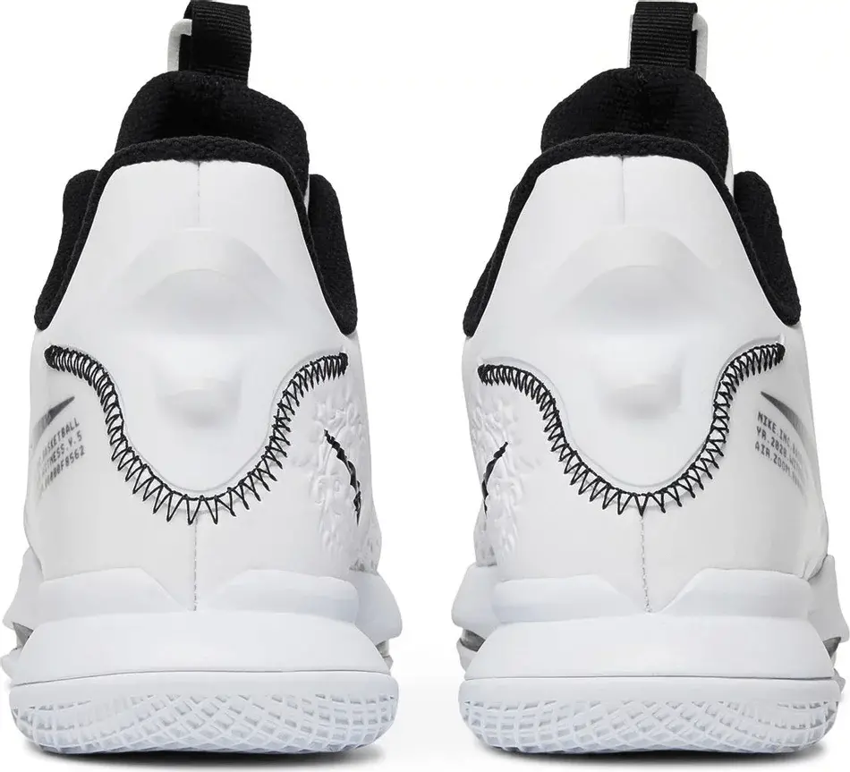 Giày Nike LeBron Witness 5 EP 'White Black' CQ9381-101 - Ảnh 5