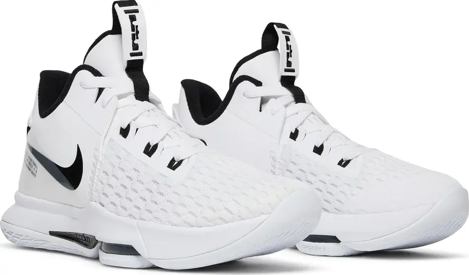 Alternative view of Giày Nike LeBron Witness 5 EP 'White Black' CQ9381-101