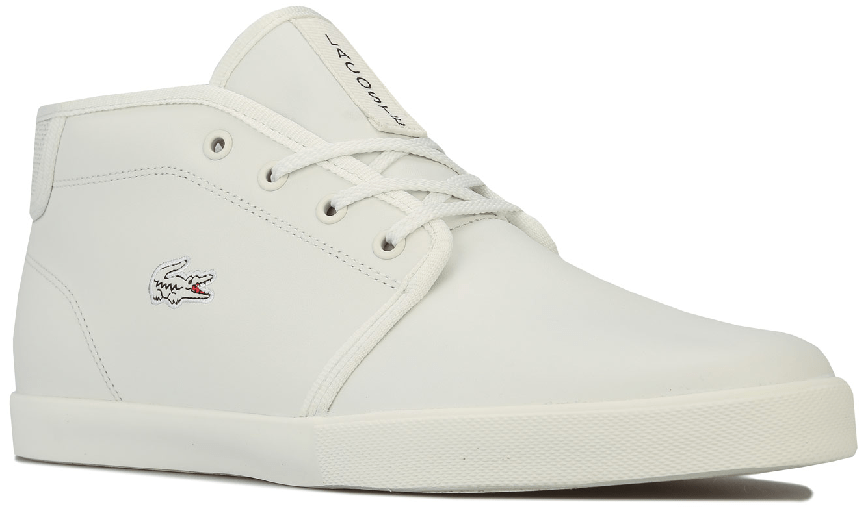 Giày Lacoste Mens Ampthill Leather Trainers 739CMA0017 - Ảnh 2