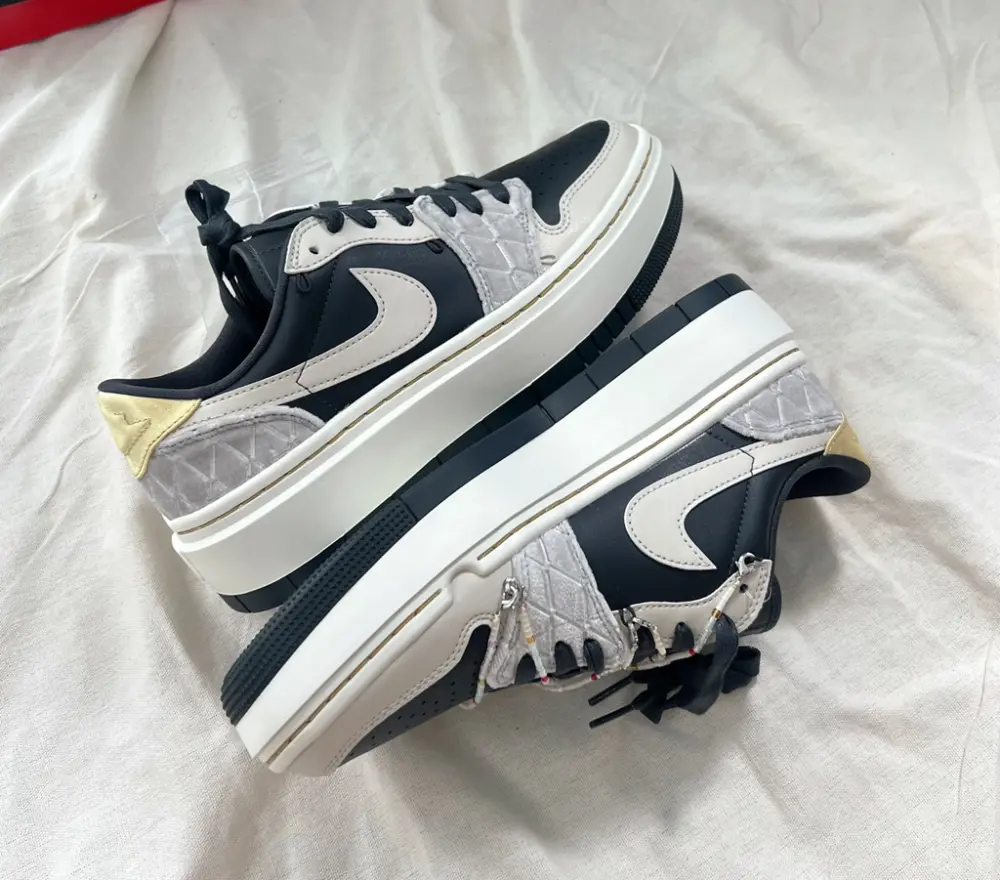 Giày Nike Air Jordan 1 LV8D Elevate SE 'Anthracite Light Bone' DV1494-001 - Ảnh 3