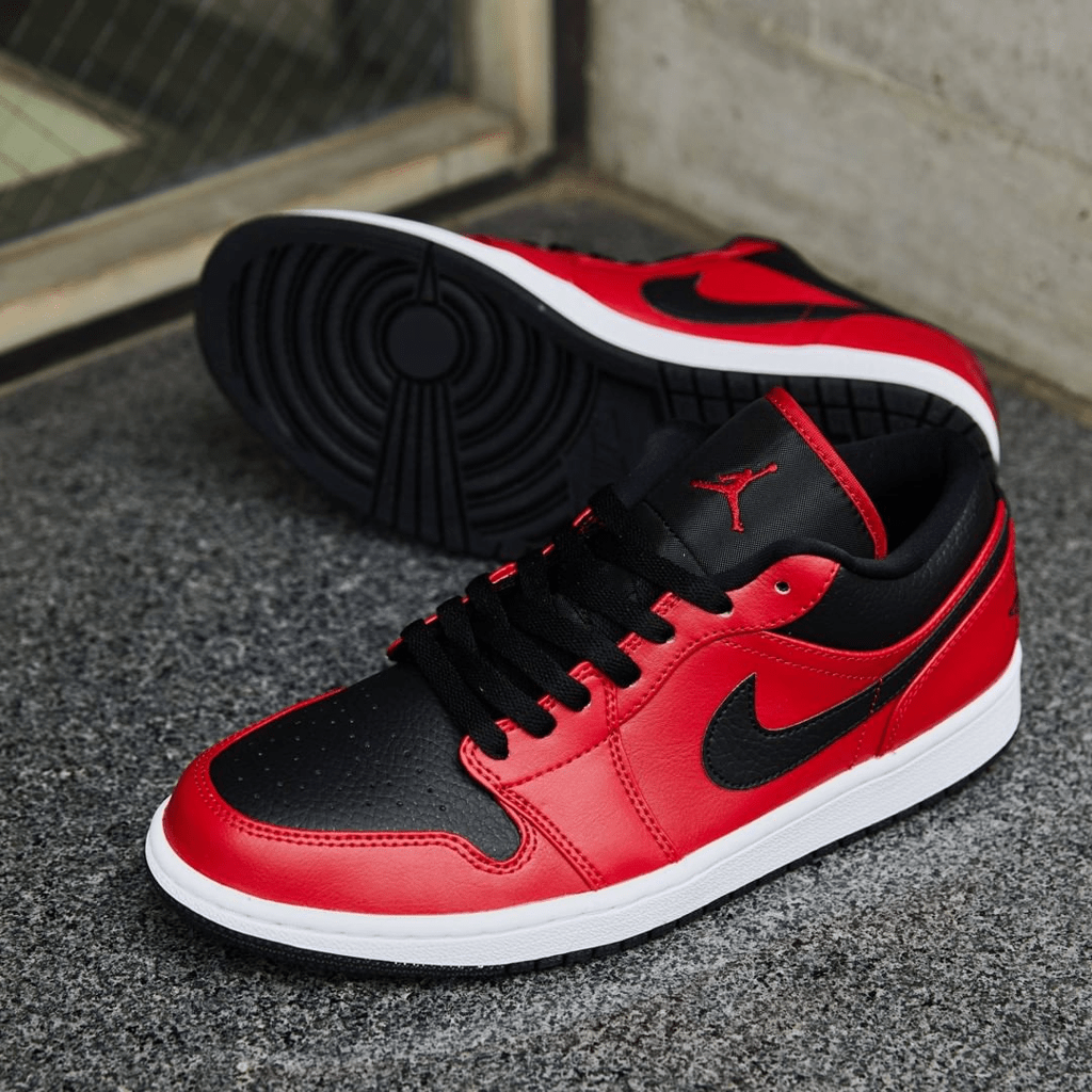 Giày Nike Air Jordan 1 Low 'Reverse Bred' 553558-605 - Ảnh 4