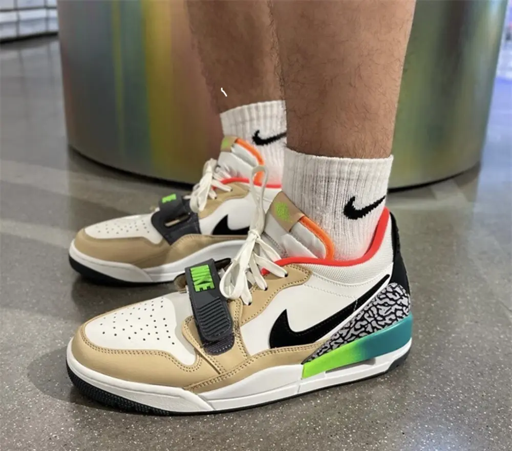 Giày Nike Air Jordan Legacy 312 Low 'White And Orange Green' DZ2762-101 - Ảnh 5