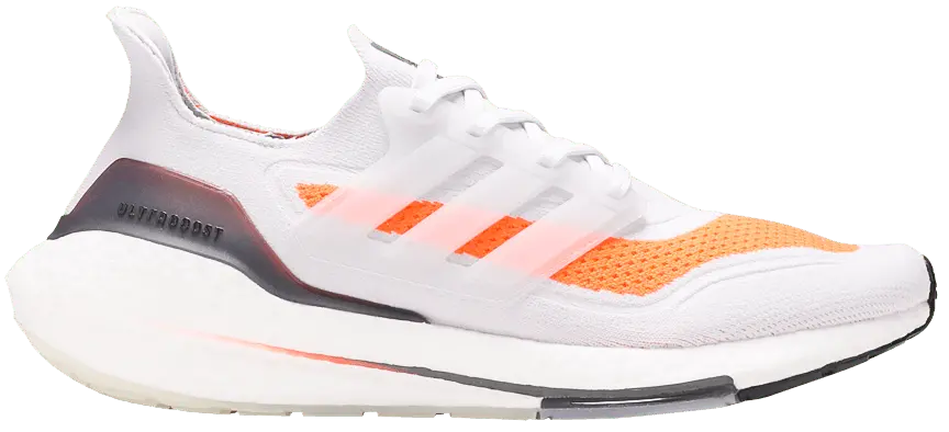Giày Adidas UltraBoost 21 'Grey Screaming Orange' FY0375
