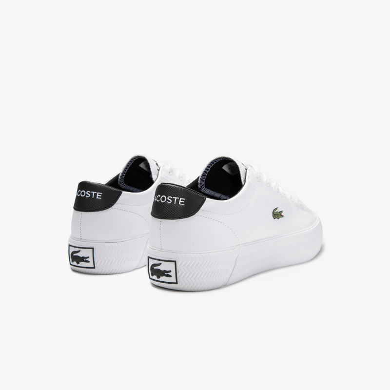 Giày Lacoste Gripshot 3 CFA Leather White Black 740CFA0028-147 - Ảnh 3