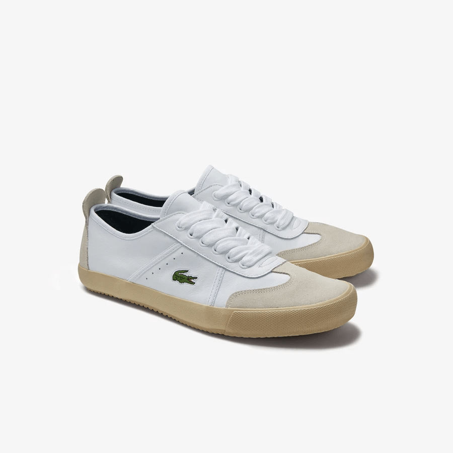 Giày Lacoste Contest Leather and Suede Sneakers 740CFA0032-65T - Ảnh 3