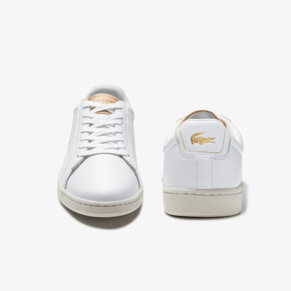 Giày Lacoste Women's Carnaby Evo Leather Lace-Up Sneakers 740SFA0011-83J - Ảnh 3