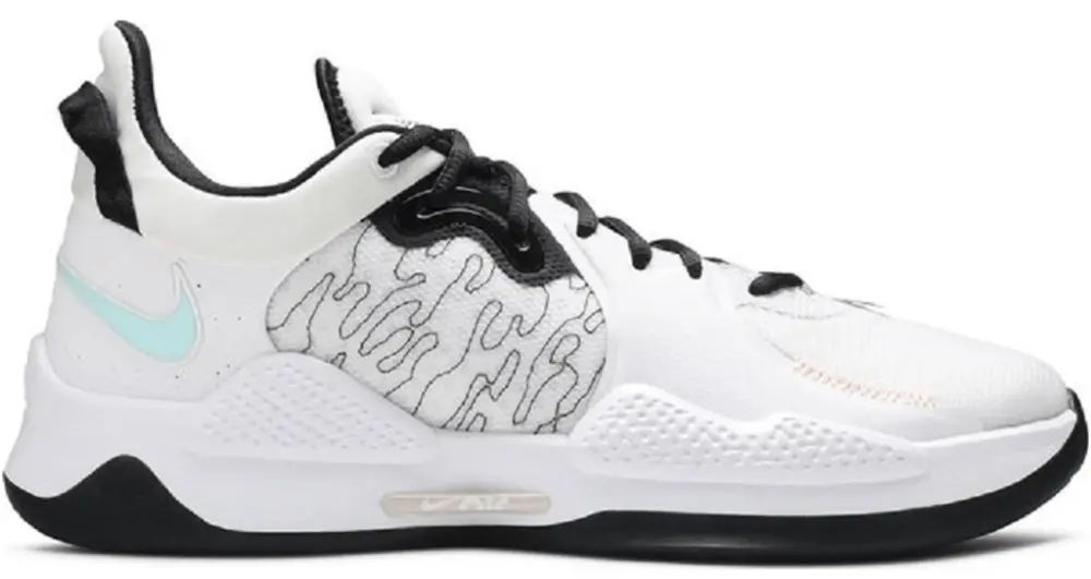 Giày Nike PG 5 'White Black' CW3143-100