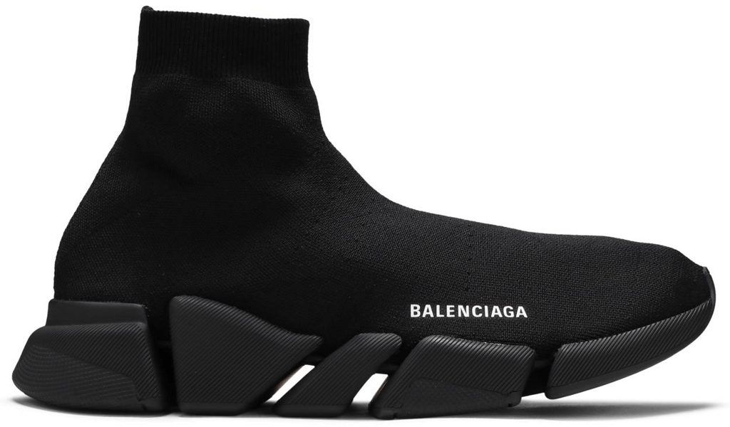 Giày Balenciaga Speed 2.0 Sneaker 'Black' 617239 W2DB1 1013 - Ảnh 9