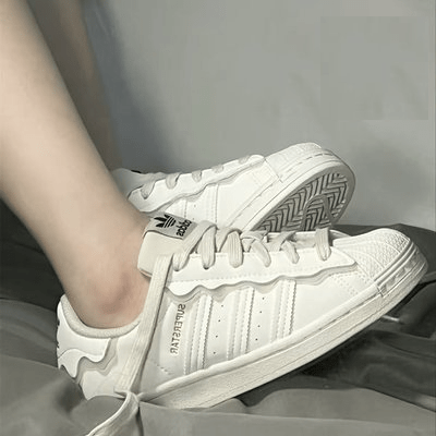 Giày Adidas Superstar 'Cloud White Metallic Gold' GW4441 - Ảnh 3
