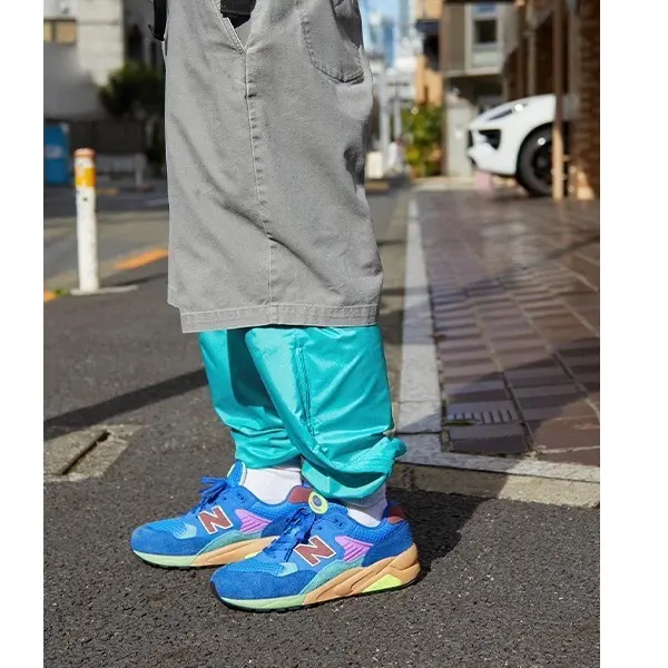 Giày New Balance 580 'Blue Multi-Color Gum' MT580HSB - Ảnh 5
