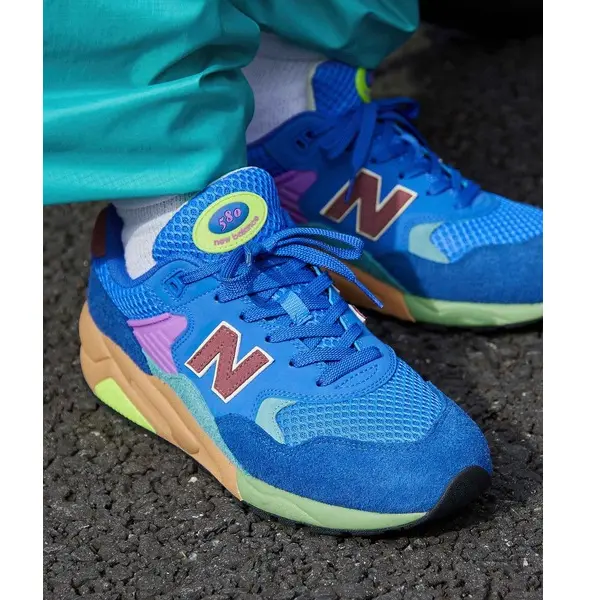 Giày New Balance 580 'Blue Multi-Color Gum' MT580HSB - Ảnh 7