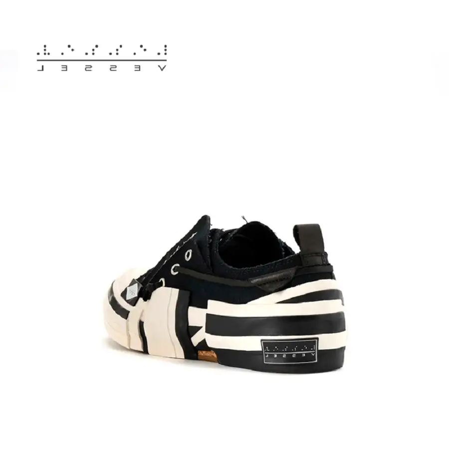 Giày XVESSEL G.O.P Lows for Yohji Yamamoto Black SLS - Ảnh 3