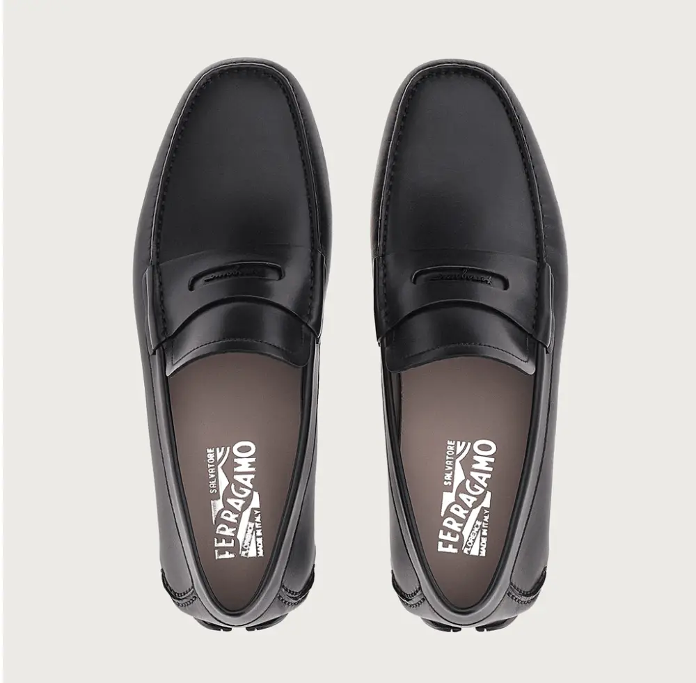 Giày Salvatore Ferragamo Driver 'Black' 020356-745444 - Ảnh 3