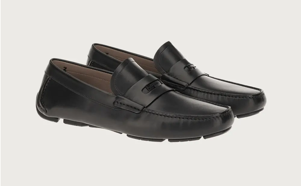 Giày Salvatore Ferragamo Driver 'Black' 020356-745444 - Ảnh 2