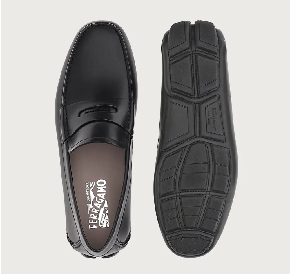 Giày Salvatore Ferragamo Driver 'Black' 020356-745444 - Ảnh 4