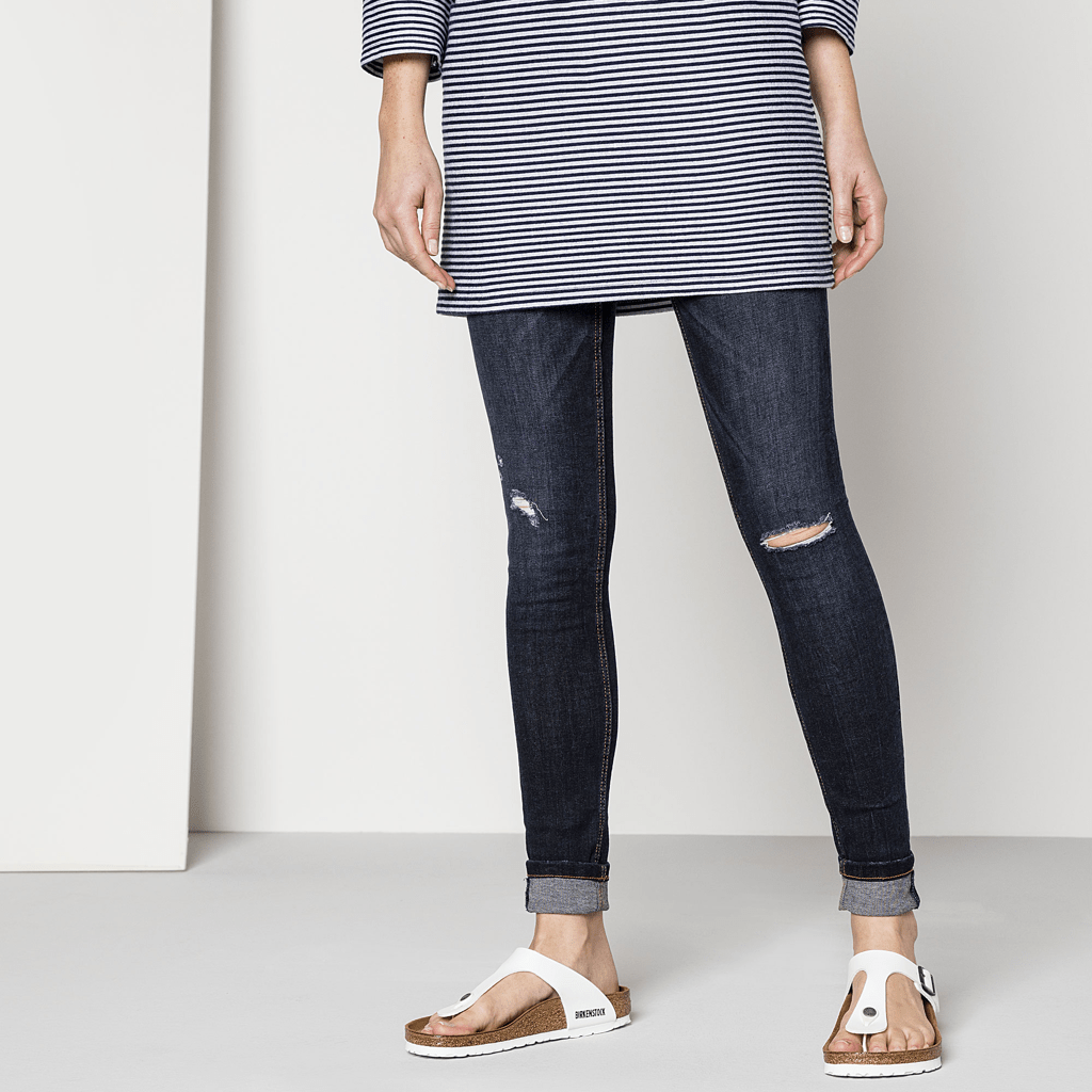 Dép Birkenstock Gizeh Birko Flor 'White' 745531 - Ảnh 3