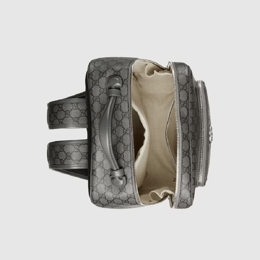 Balo Gucci Medium GG Backpack 'Gray' 745718-FACCQ-1241 - Ảnh 3