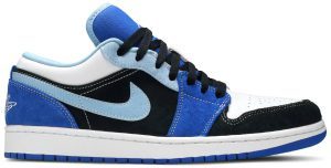 Giày Nike Air Jordan 1 Low 'Black Blue White' DH0206-400