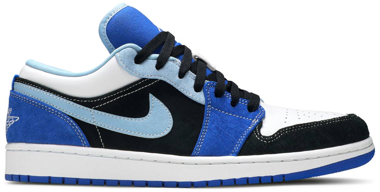 Giày Nike Air Jordan 1 Low 'Black Blue White' DH0206-400