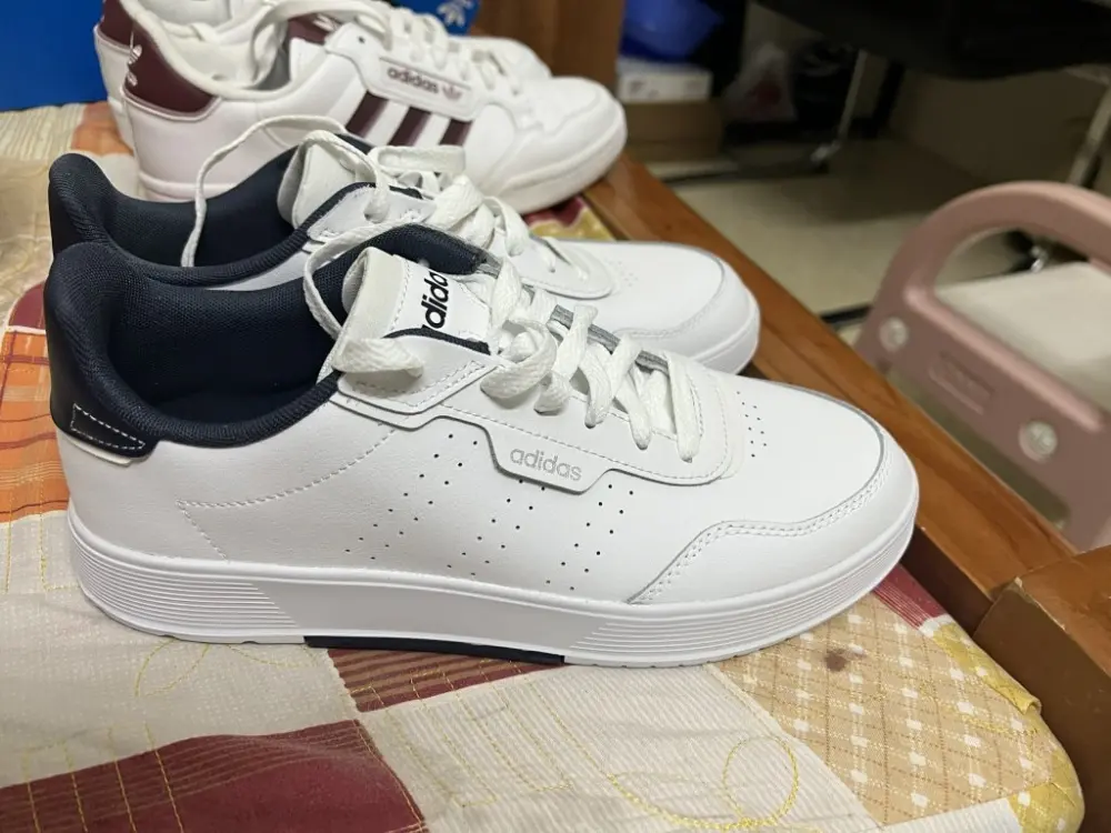 Giày Adidas Courtphase Cloud White Navy GX5949 - Ảnh 7