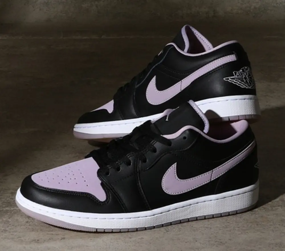 Giày Nike Air Jordan 1 Low SE 'Black Iced Lilac' DV1309-051 - Ảnh 3