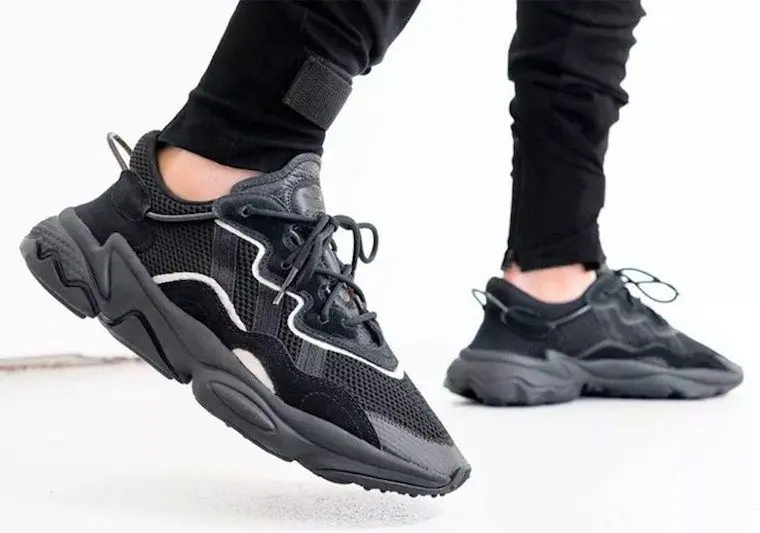 Giày Adidas Ozweego Black Carbon EE6999 - Ảnh 7