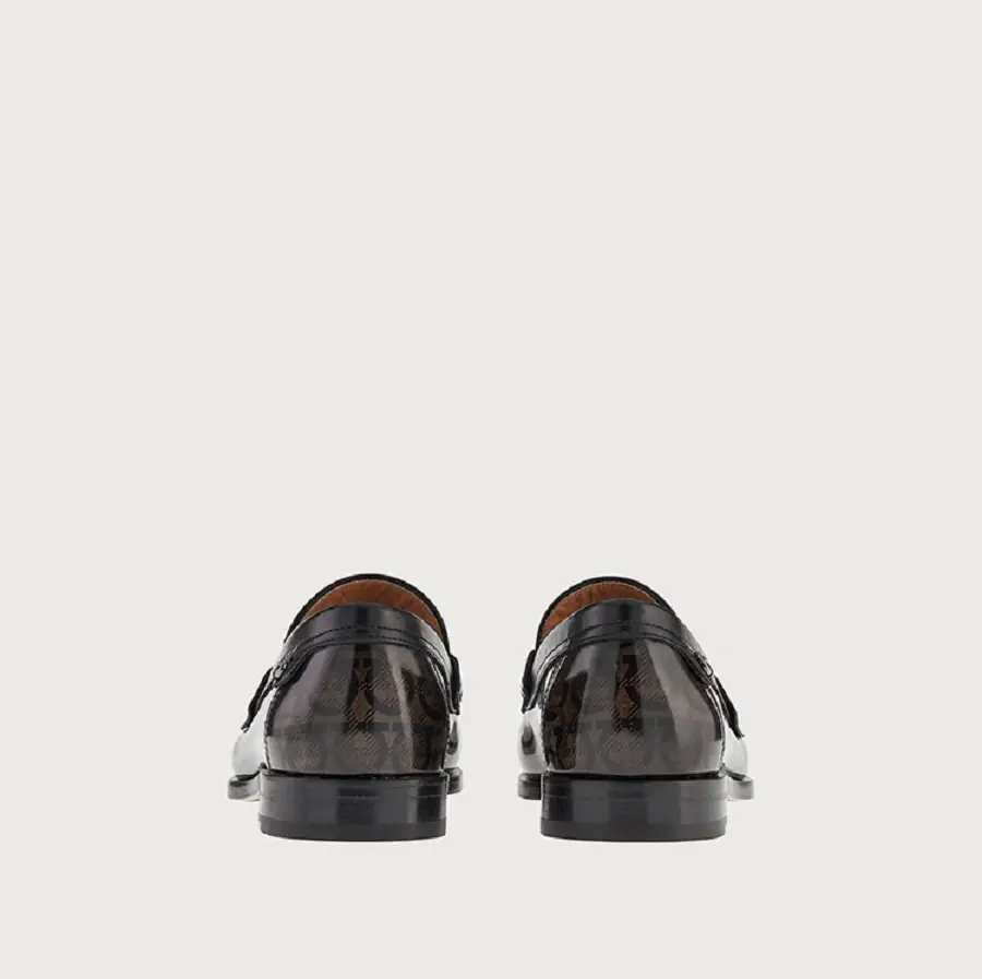 Giày Salvatore Ferragamo Penny Loafer ‘Black Cumin’ 020232-749418 - Ảnh 5