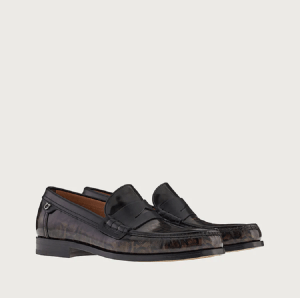 Alternative view of Giày Salvatore Ferragamo Penny Loafer ‘Black Cumin’ 020232-749418