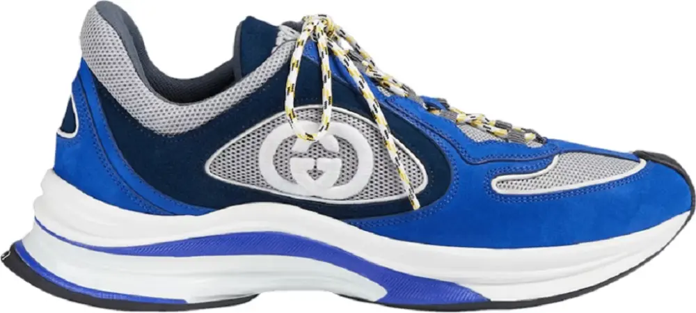 Giày Gucci Run Sneakers 'Blue' 749785-AAB62-4243-1