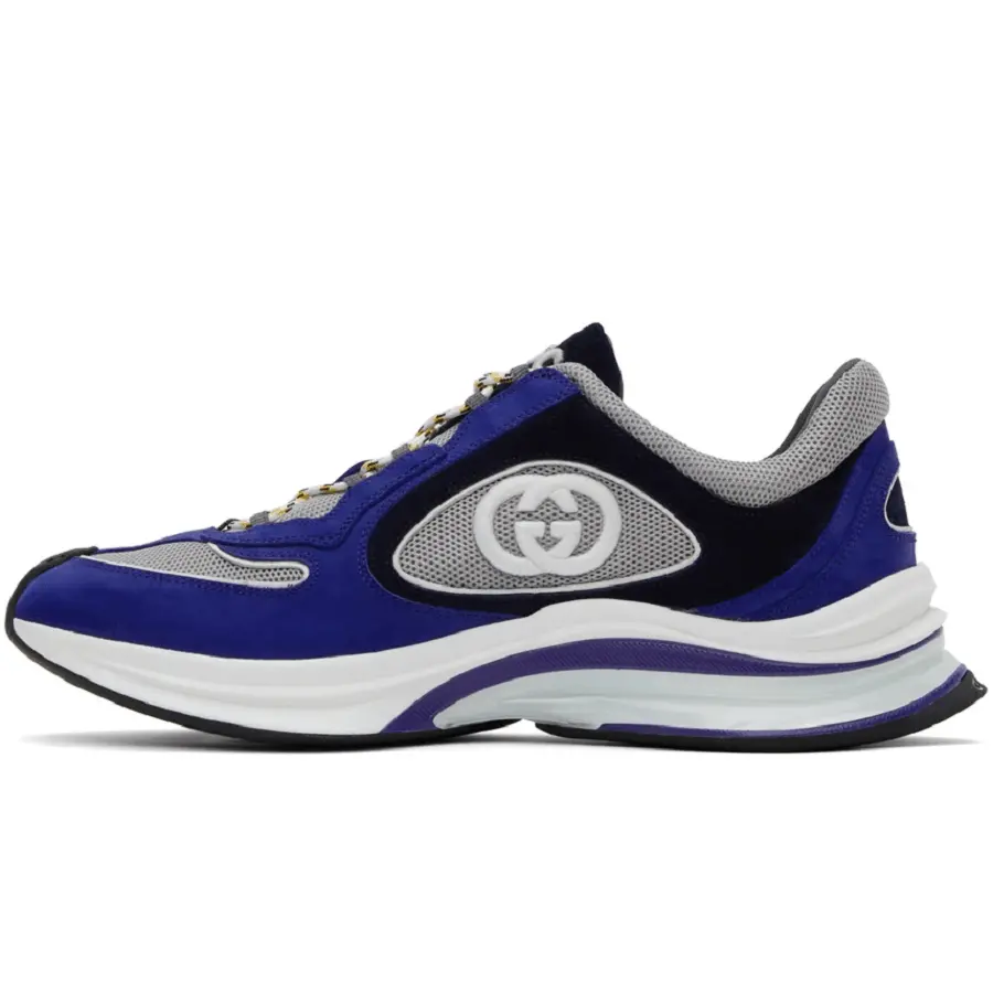 Alternative view of Giày Gucci Run Sneakers 'Blue' ‎749785-AAB62-4243-1