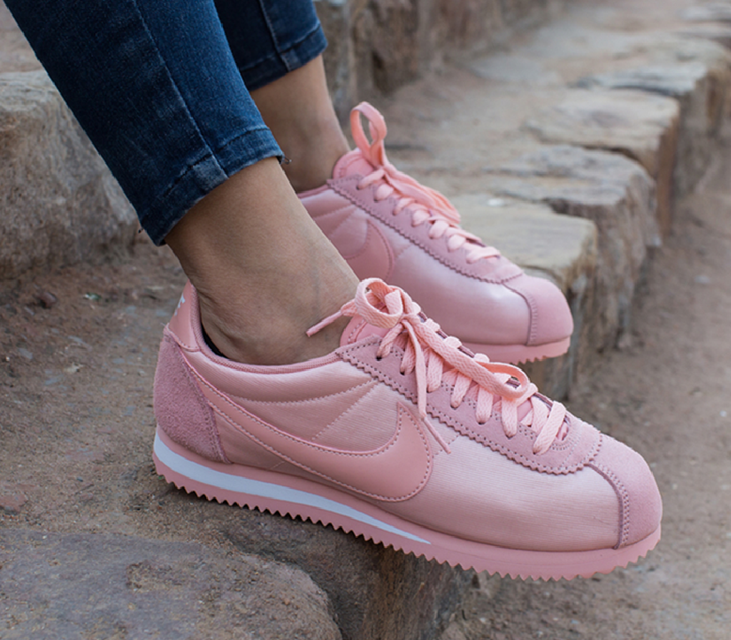 Giày Nike Wmns Classic Cortez Nylon 'Coral Stardust' 749864-606 - Ảnh 4