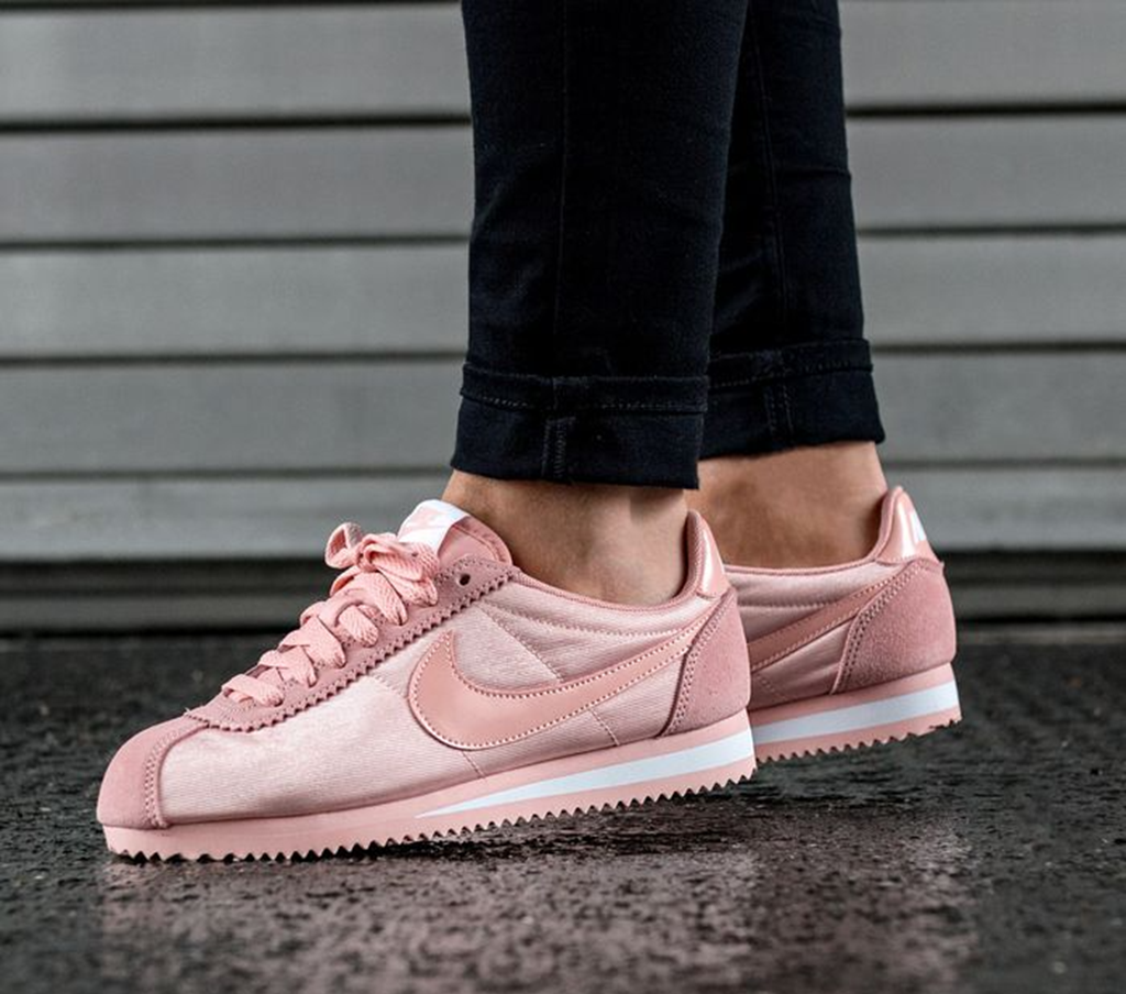 Giày Nike Wmns Classic Cortez Nylon 'Coral Stardust' 749864-606 - Ảnh 2
