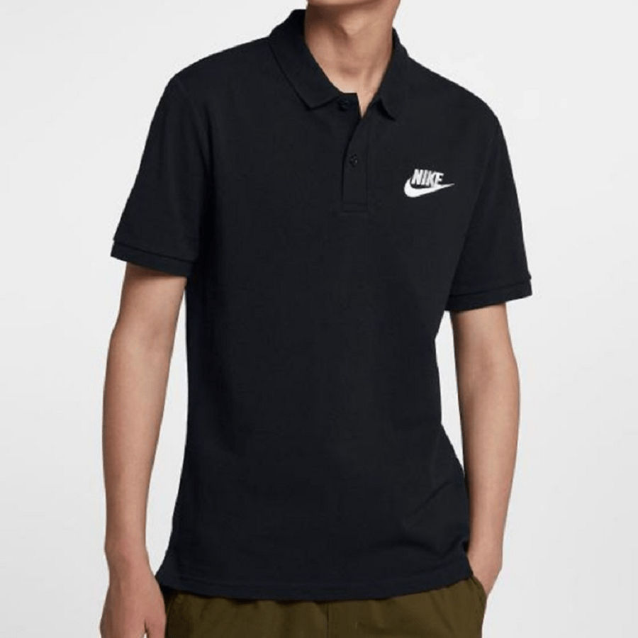 Áo Nike Sportswear Sce Polo Matchup PQ ‘Black White’ CJ4457-010 - Ảnh 3