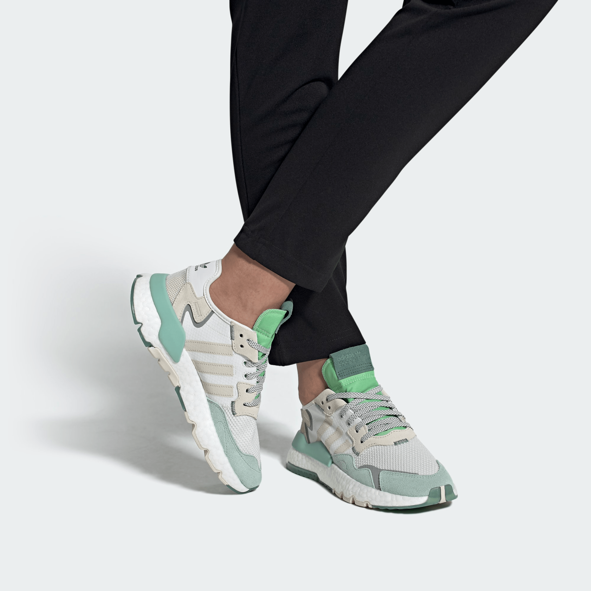 Giày Adidas Nite Jogger 'White Aluminum' FV1329 - Ảnh 3