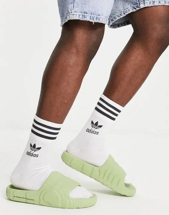 Dép Adidas Adilette 22 Slides 'Magic Lime' GX6946 - Ảnh 3