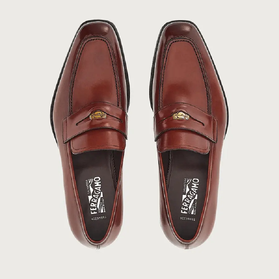 Giày Salvatore Ferragamo Penny Loafer ‘Partagas’ 020596-750468 - Ảnh 4