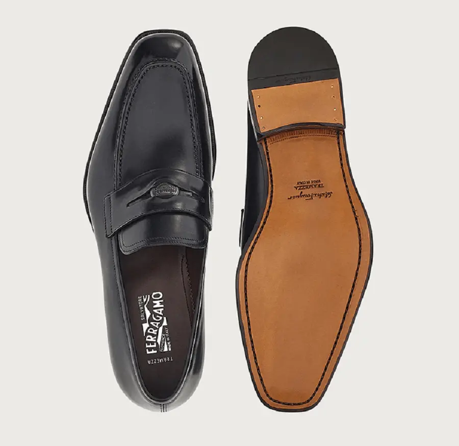 Giày Salvatore Ferragamo Penny Loafer ‘Black’ 020596-750469 - Ảnh 3