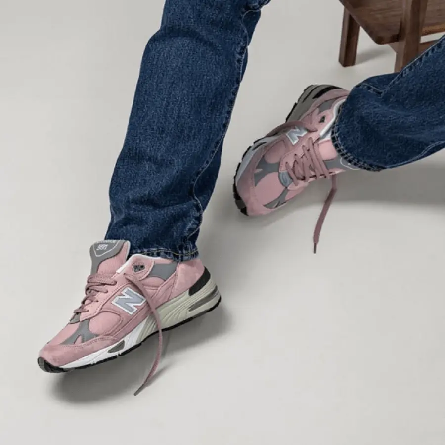 Alternative view of Giày New Balance 991 Made In England ‘Pink’ M991PNK
