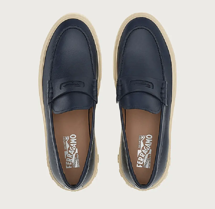 Giày Salvatore Ferragamo Sporty Loafer ‘Blue Marine’ 020557-751162 - Ảnh 5