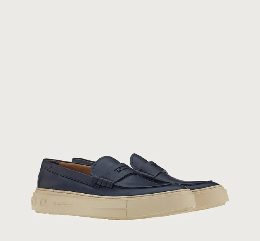 Giày Salvatore Ferragamo Sporty Loafer ‘Blue Marine’ 020557-751162 - Ảnh 2