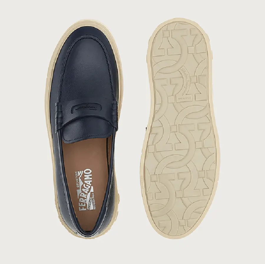Giày Salvatore Ferragamo Sporty Loafer ‘Blue Marine’ 020557-751162 - Ảnh 4