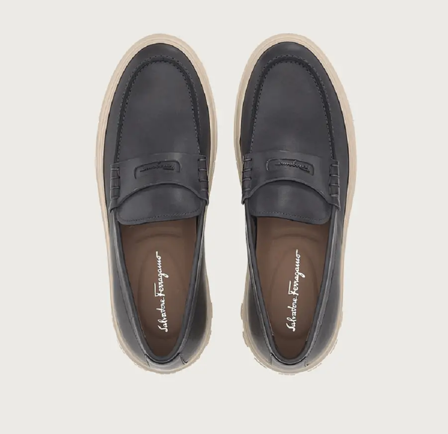 Giày Salvatore Ferragamo Sporty Loafer 'Stromboli Sand' 020557-753145 - Ảnh 4