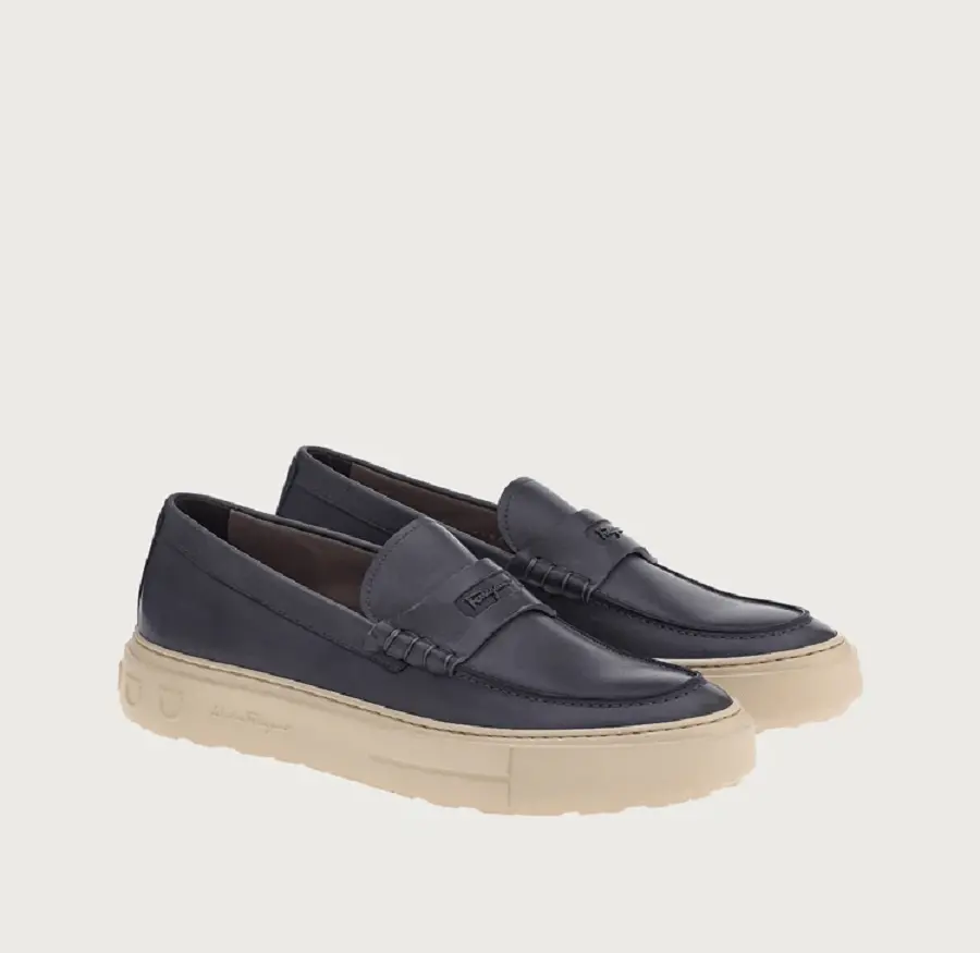 Giày Salvatore Ferragamo Sporty Loafer 'Stromboli Sand' 020557-753145 - Ảnh 2