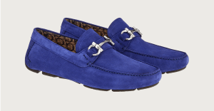 Alternative view of Giày Salvatore Ferragamo Driver Gancini 'Golfo Blue' 020350-753170