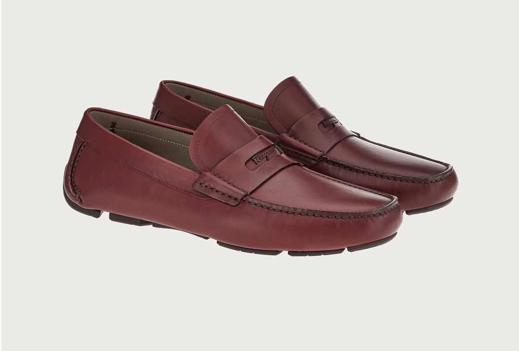 Giày Salvatore Ferragamo Driver 'Aubergine' 020356-753184 - Ảnh 2