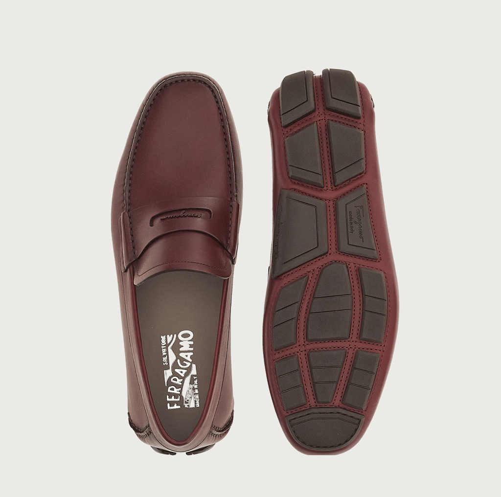 Giày Salvatore Ferragamo Driver 'Aubergine' 020356-753184 - Ảnh 4