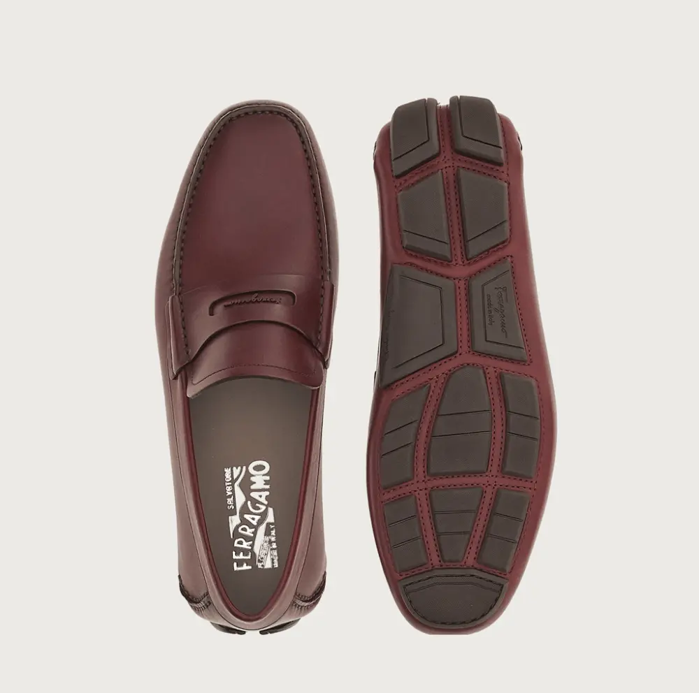 Giày Salvatore Ferragamo Driver 'Aubergine' 020356-753184 - Ảnh 4