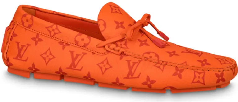 Giày Louis Vuitton Driver Moccasins ‘Orange’ 1AAF58