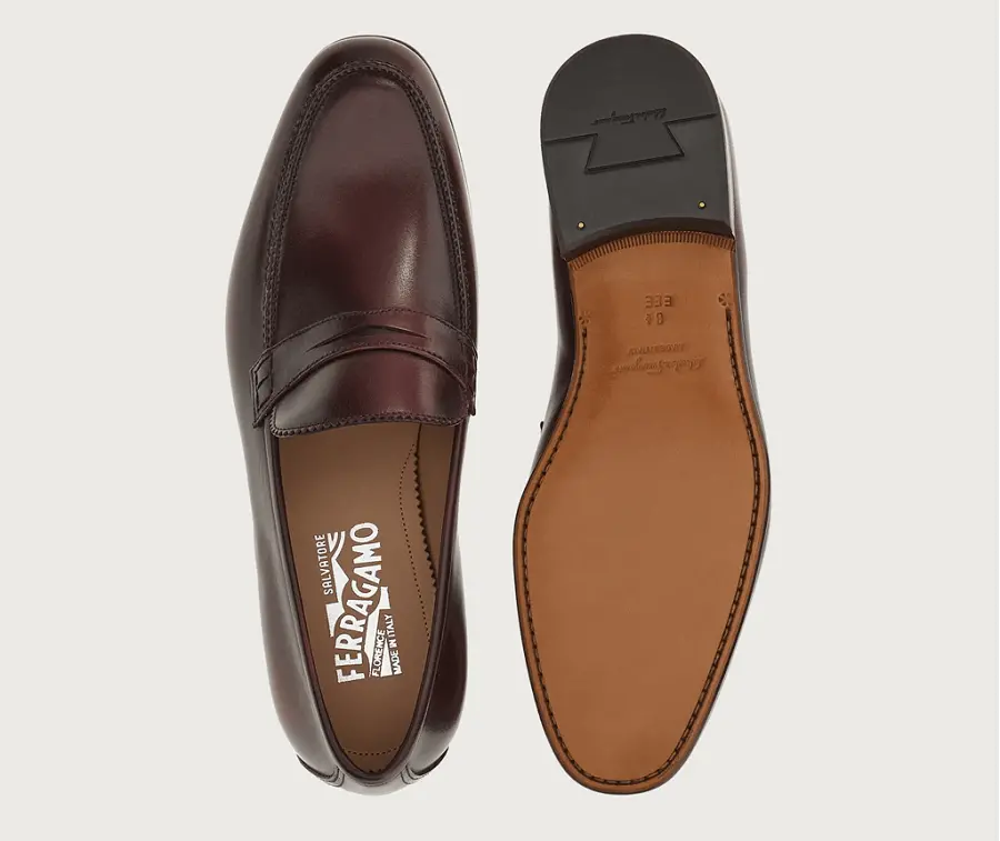 Alternative view of Giày Salvatore Ferragamo Penny Loafer 'Nebbiolo' 020816-753899