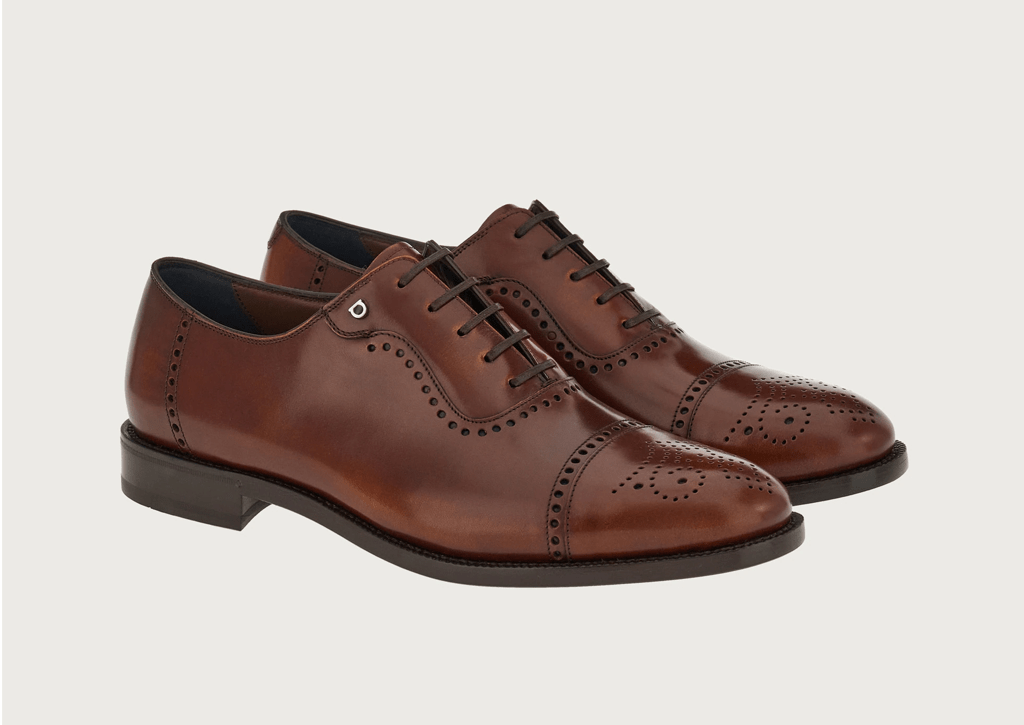 Giày Salvatore Ferragamo Oxford 'Hickory' 020762-753943 - Ảnh 2